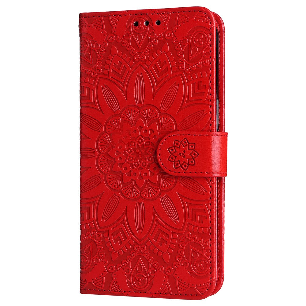 For Xiaomi Redmi Note 13 4G Case Wallet Imprinted Phone Cover with Hand Strap