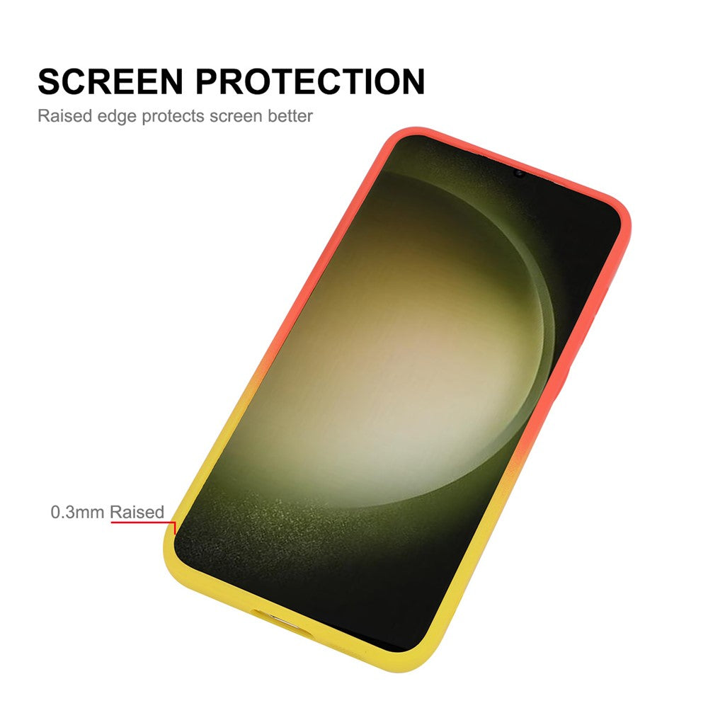 Galaxy S24 Silikon-Hülle – Mit Farbverlauf & Magnetisch