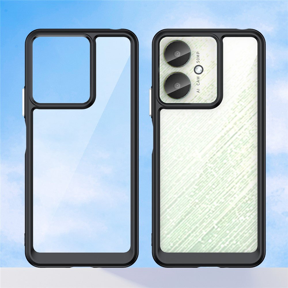 For Xiaomi Redmi 13C 4G / 5G / 13R 5G / Poco M6 5G / Poco C65 4G Hybrid Case TPU+Acrylic Phone Back Cover