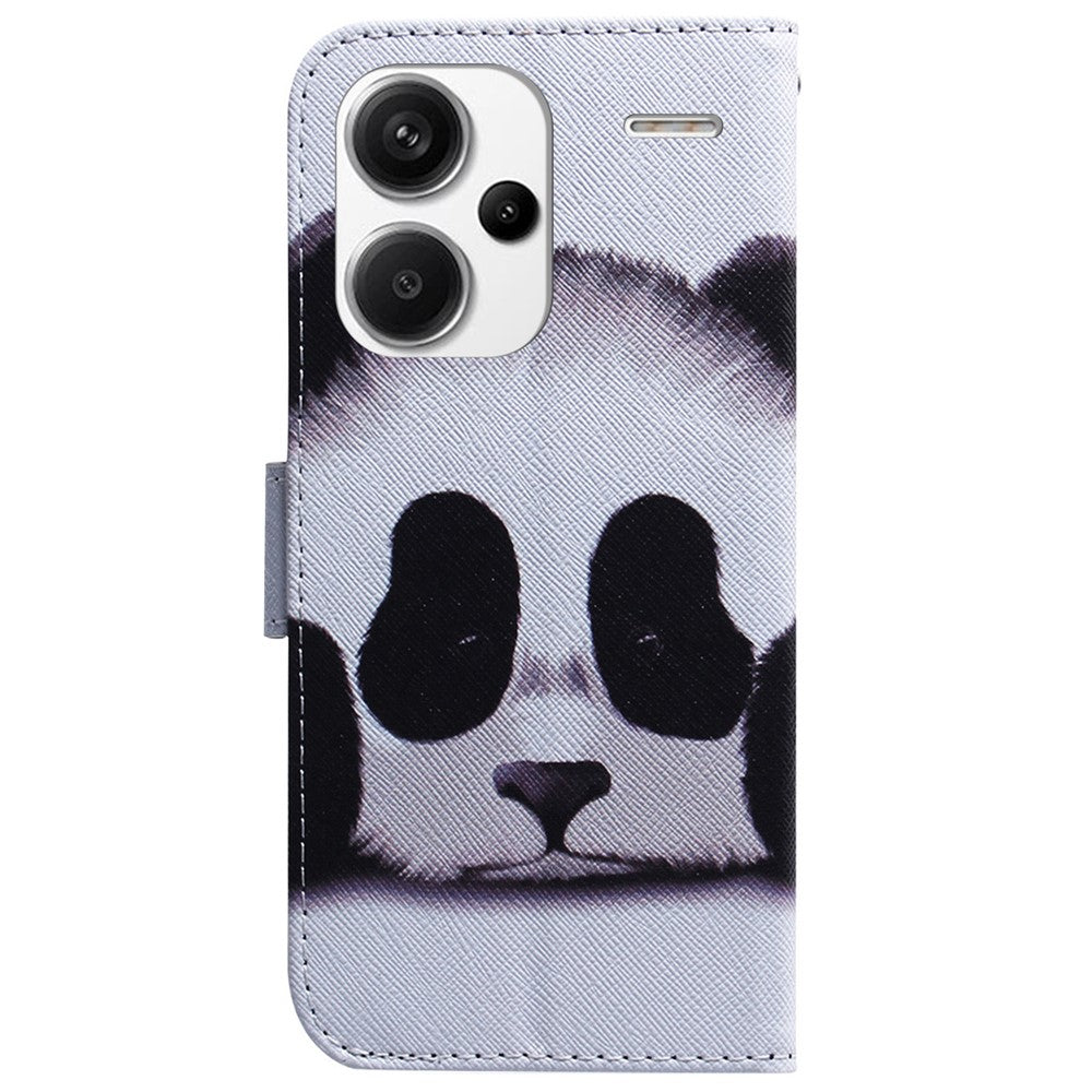 For Xiaomi Redmi Note 13 Pro+ 5G Flip Phone Cover Pattern Print Wallet Case