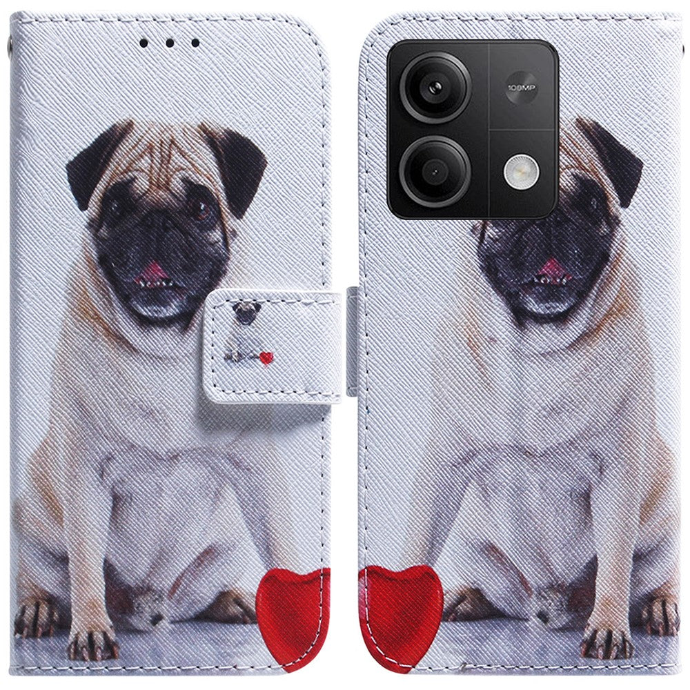 For Xiaomi Redmi Note 13 5G / Note 13 5G (China) Phone Case Wallet Cover with Pattern Print