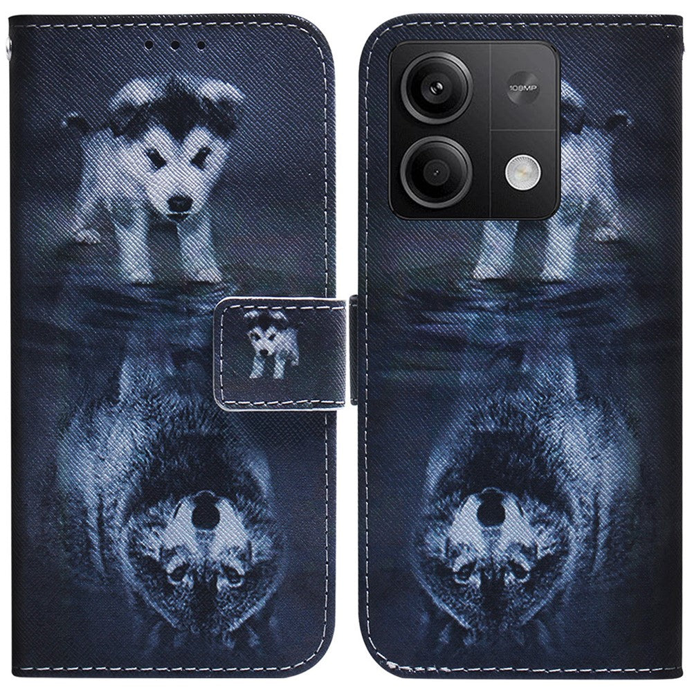 For Xiaomi Redmi Note 13 5G / Note 13 5G (China) Phone Case Wallet Cover with Pattern Print