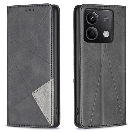 Xiaomi Redmi Note 13 5G Handyhülle – aus PU-Leder, 2 Kartenfächer, Magnetverschluss