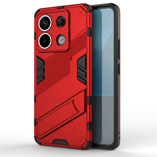 For Xiaomi Redmi Note 13 Pro 5G / Poco X6 5G Kickstand Case TPU + PC Phone Back Cover