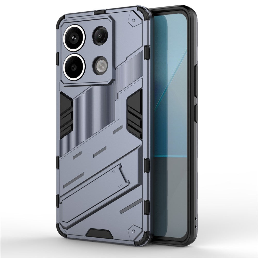 For Xiaomi Redmi Note 13 Pro 5G / Poco X6 5G Kickstand Case TPU + PC Phone Back Cover