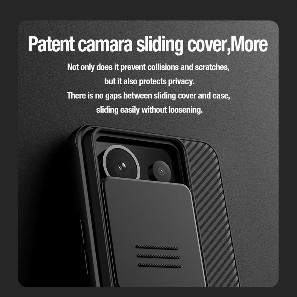 NILLKIN Camshield Pro Series For Xiaomi Redmi Note 13 Pro 5G / Poco X6 5G Phone Case Cover Lens Privacy Protection