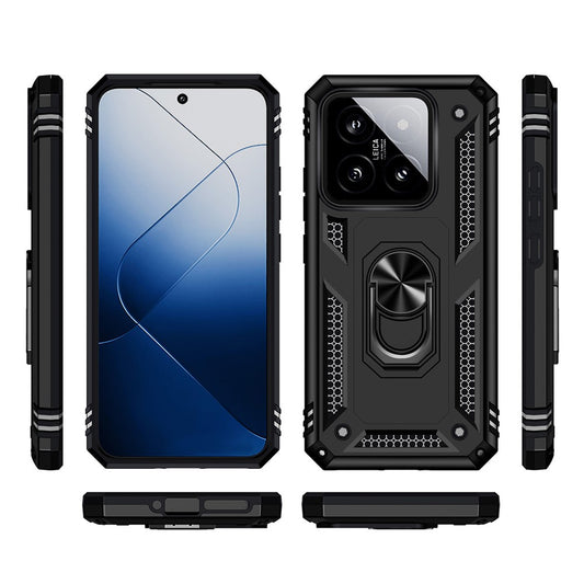 Xiaomi 14 Pro Handyhülle – mit Ständer, PC + TPU, stoßfester Handyhüllenschutz