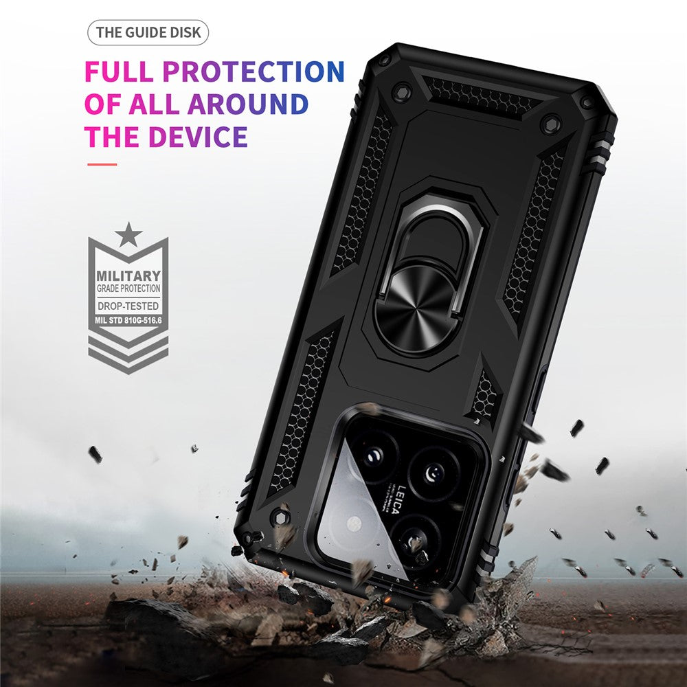For Xiaomi 14 Pro Case Kickstand PC+TPU Shockproof Phone Cover Protector