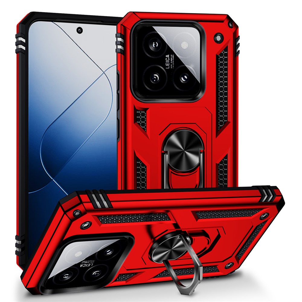 For Xiaomi 14 Pro Case Kickstand PC+TPU Shockproof Phone Cover Protector