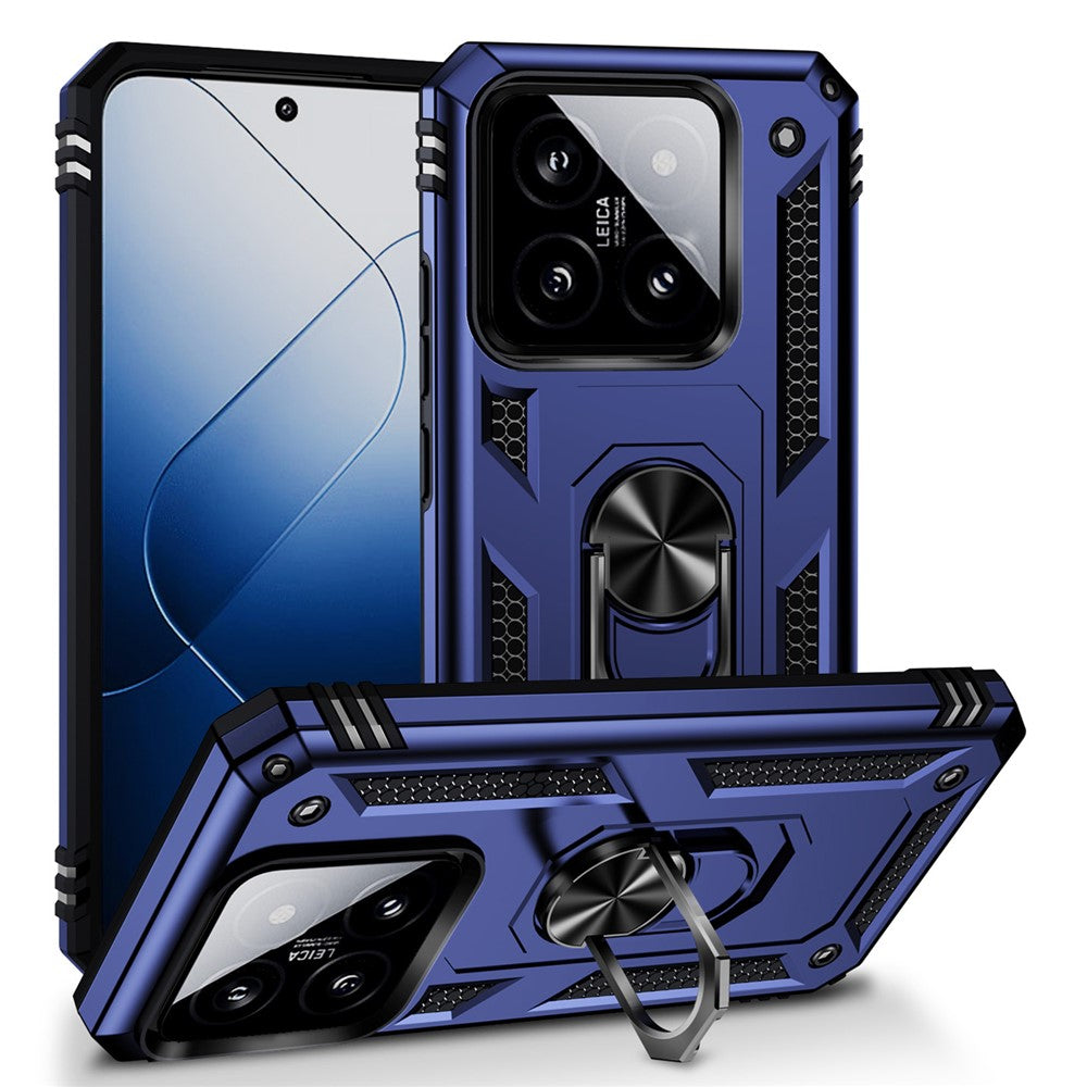 For Xiaomi 14 Pro Case Kickstand PC+TPU Shockproof Phone Cover Protector