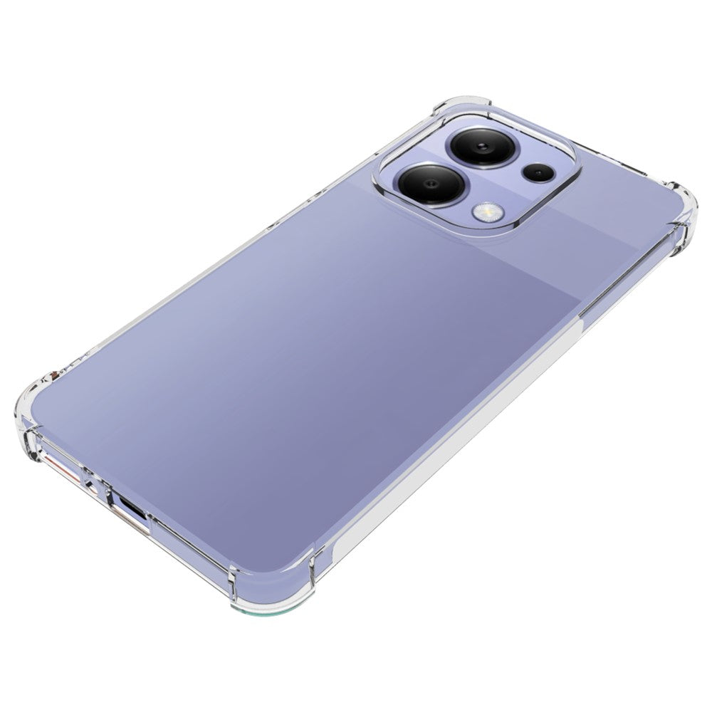 For Xiaomi Redmi Note 13 4G Clear Phone Case Soft TPU Shockproof Phone Cover