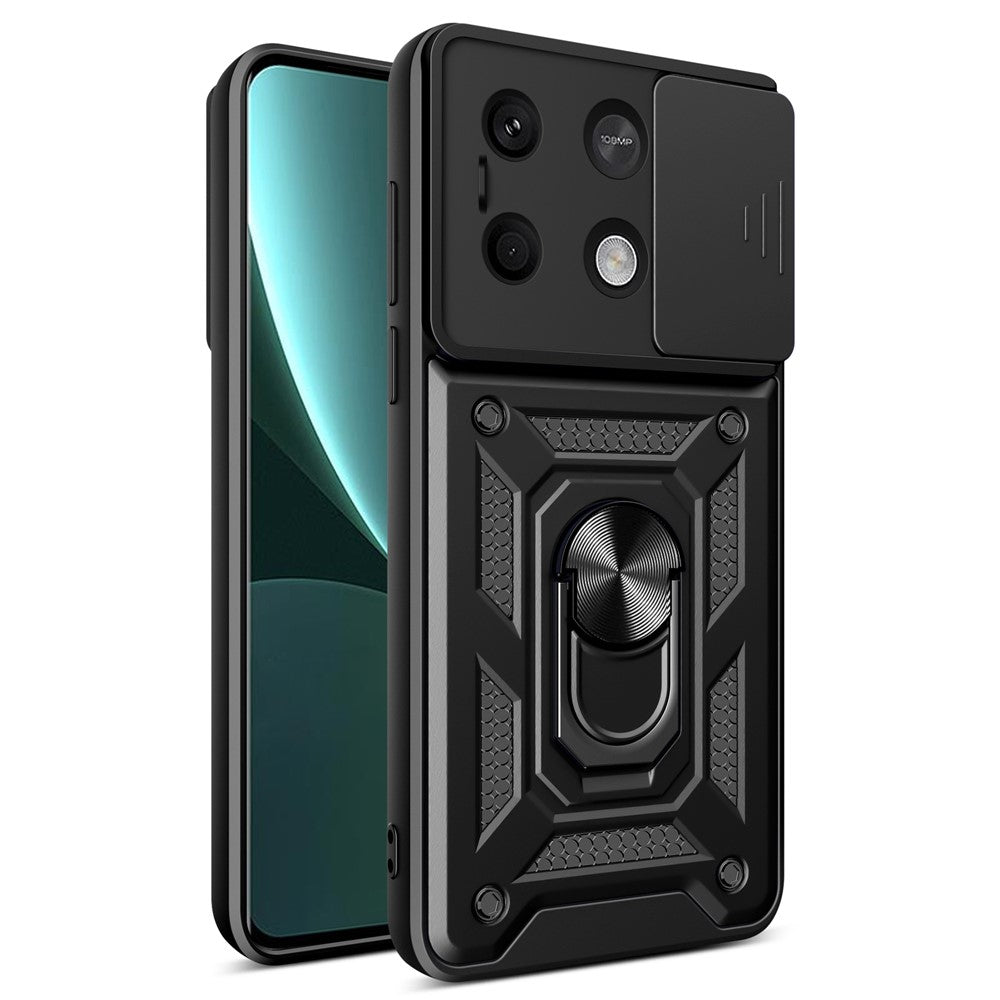 For Xiaomi Redmi Note 13 5G Phone Case Slide Lens Protection Shockproof Cover