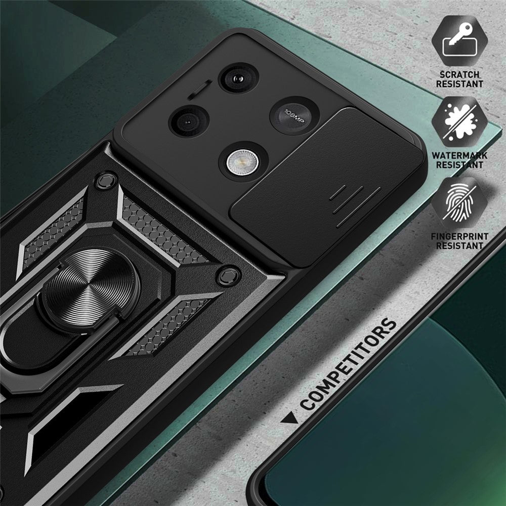 For Xiaomi Redmi Note 13 5G Phone Case Slide Lens Protection Shockproof Cover