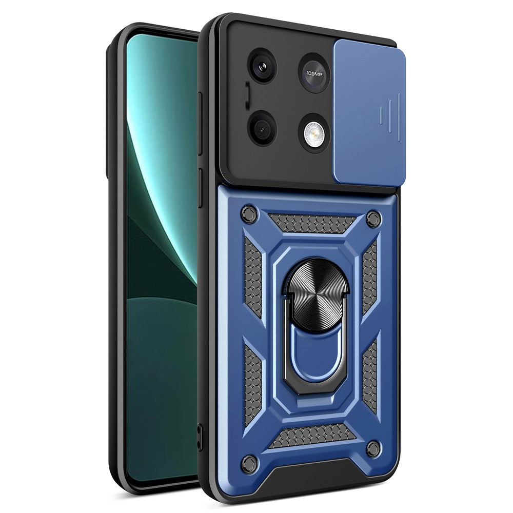 For Xiaomi Redmi Note 13 5G Phone Case Slide Lens Protection Shockproof Cover