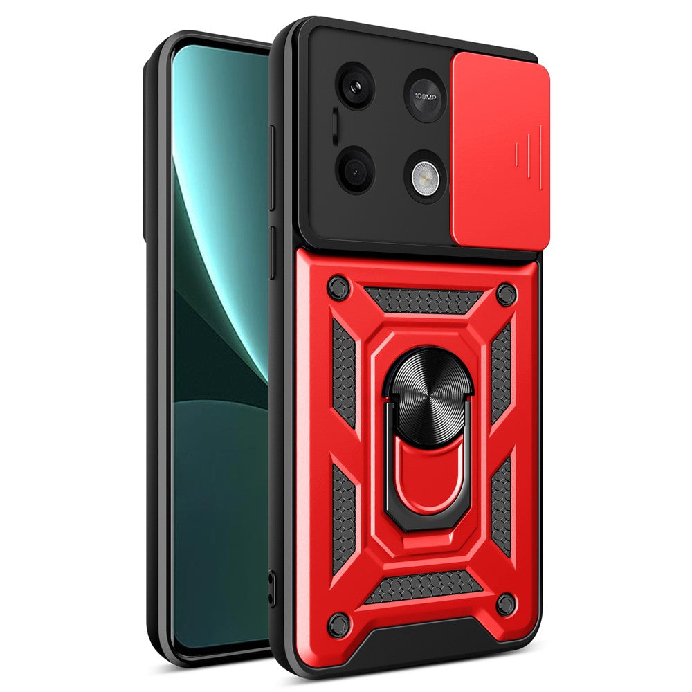 For Xiaomi Redmi Note 13 5G Phone Case Slide Lens Protection Shockproof Cover