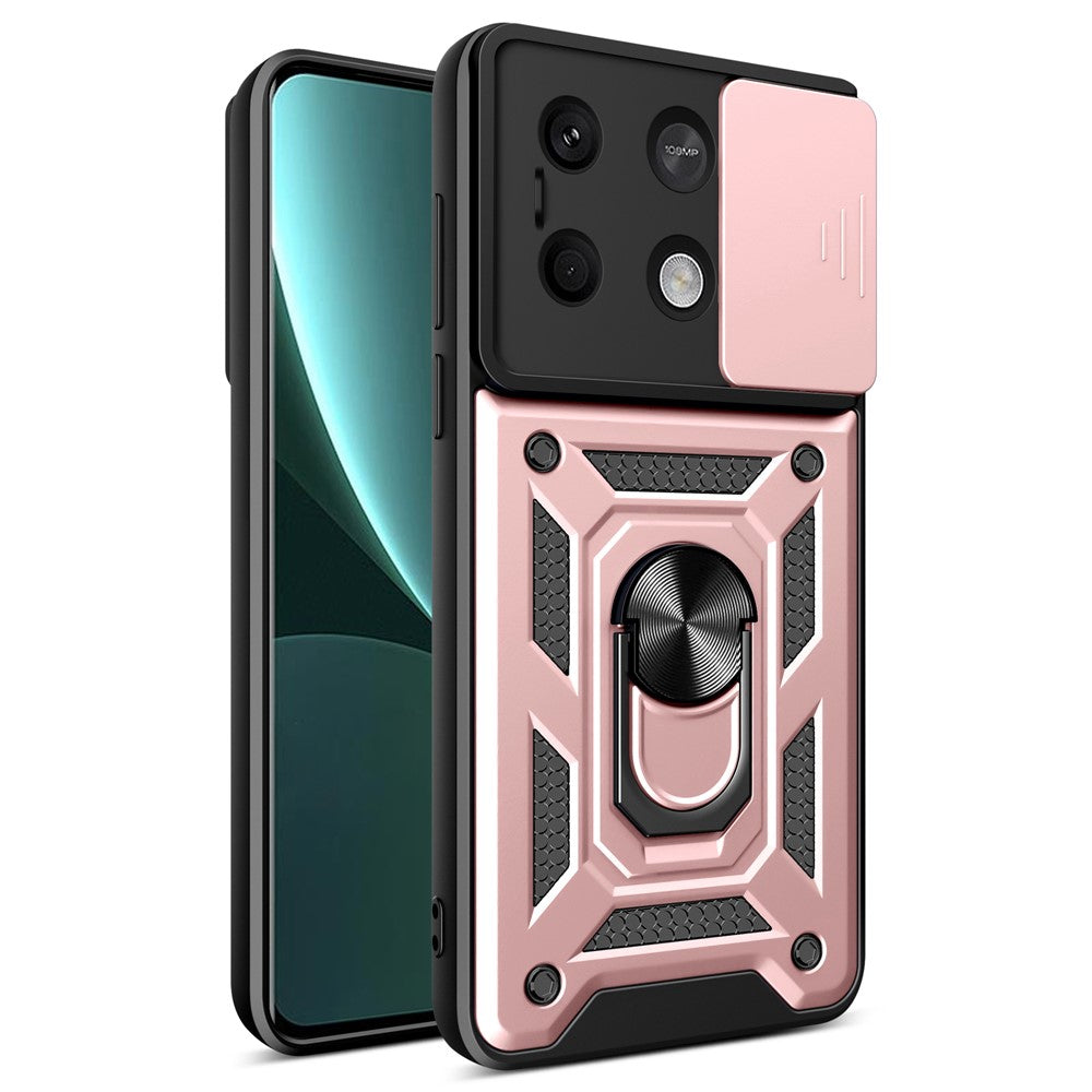 For Xiaomi Redmi Note 13 5G Phone Case Slide Lens Protection Shockproof Cover