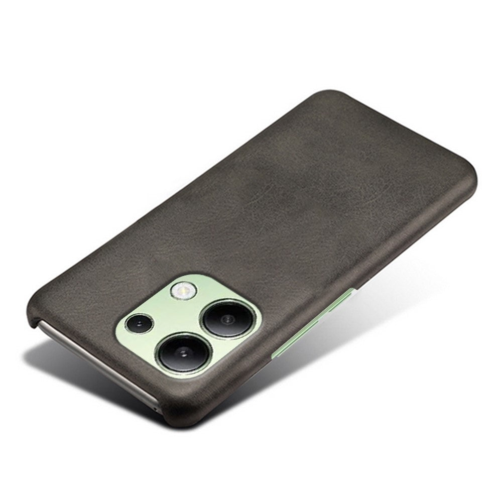 For Xiaomi Redmi Note 13 4G Phone Case Calf Textured Cushion Protective Cover