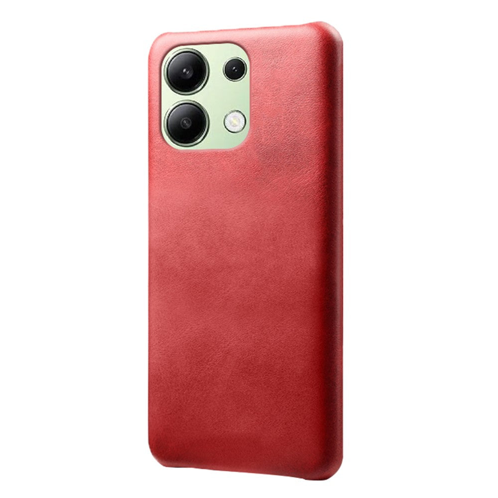 For Xiaomi Redmi Note 13 4G Phone Case Calf Textured Cushion Protective Cover
