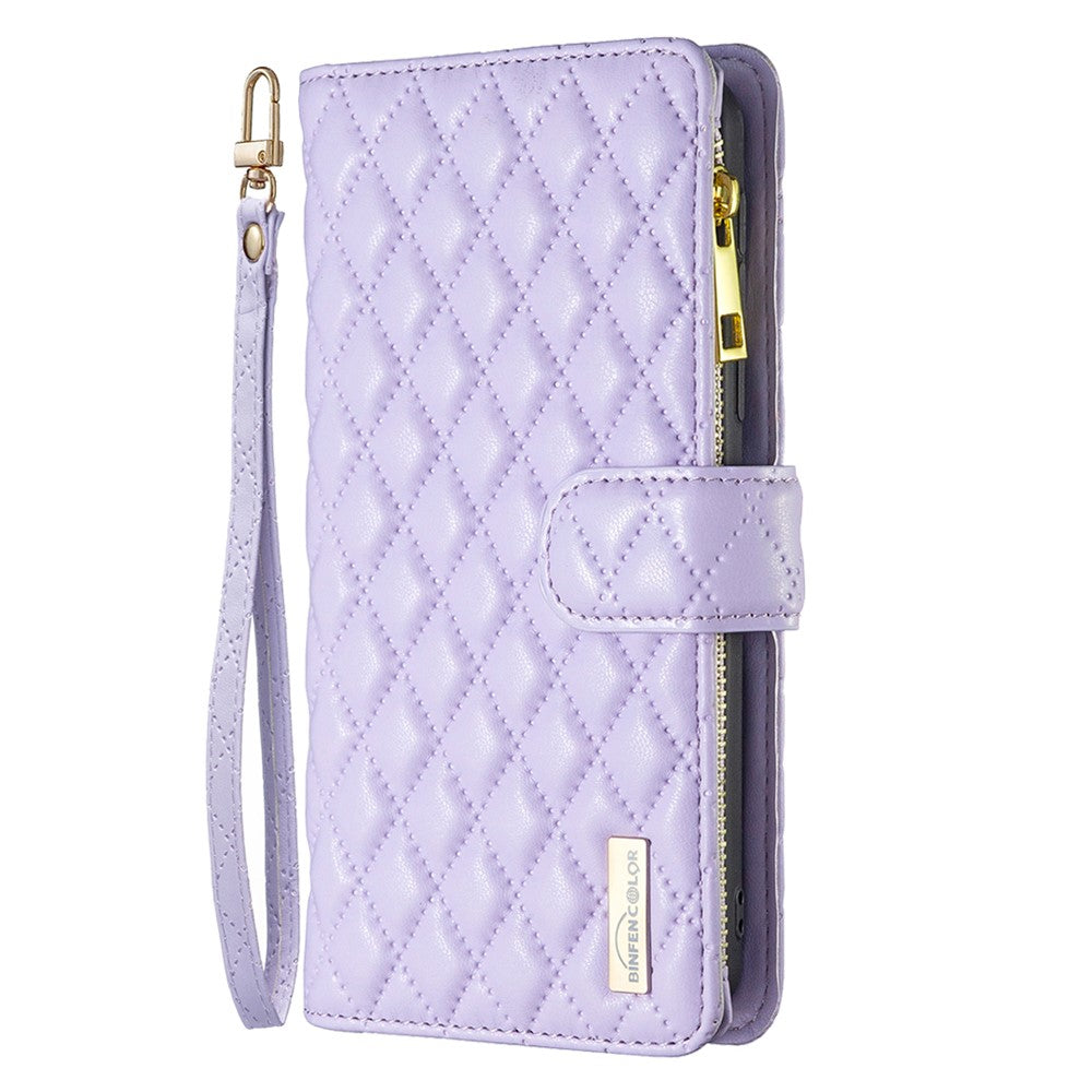 BINFEN COLOR BF Style-15 For Xiaomi Redmi Note 13 Pro+ 5G Case Zipper Magnetic Folio Phone Cover