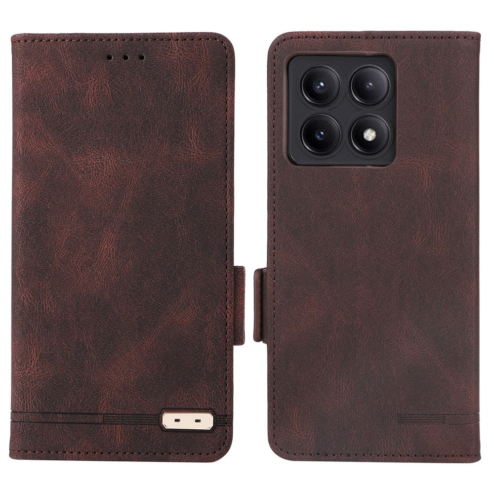 For Xiaomi Redmi K70E 5G / Poco X6 Pro 5G Leather Case Wallet Flip Phone Cover
