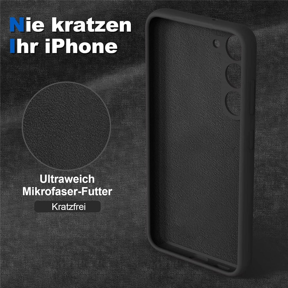 Galaxy S24 Silikonhülle – Leicht & Mit Schwenkring-Ständer