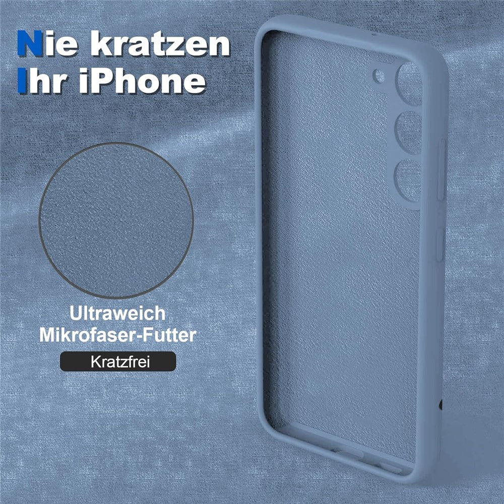 Galaxy S24 Plus Silikonhülle – Leicht & Mit Schwenkring-Ständer