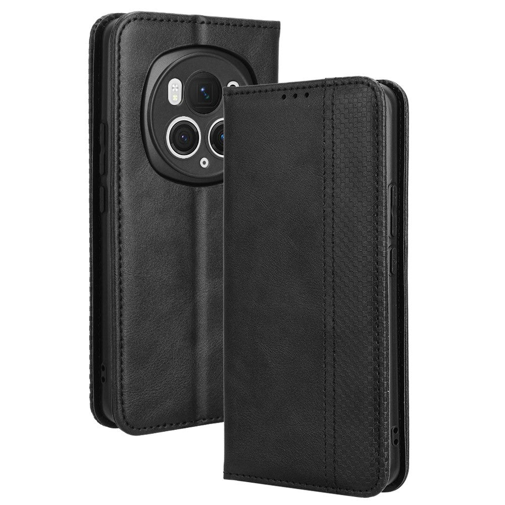 Honor Magic6 Pro 5G Wallet-Handyhülle – Mit magnetischem Mosaikrand & Brieftaschenfunktion
