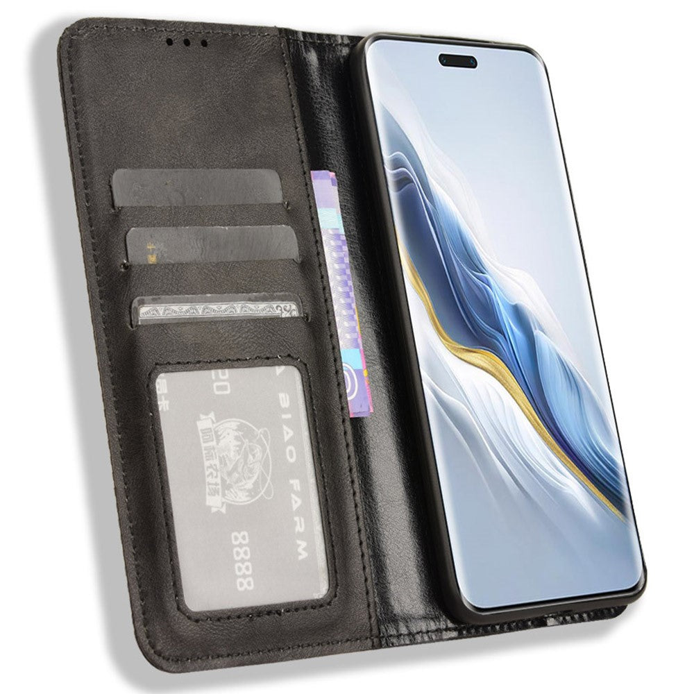 Honor Magic6 Pro 5G Wallet-Handyhülle – Mit magnetischem Mosaikrand & Brieftaschenfunktion