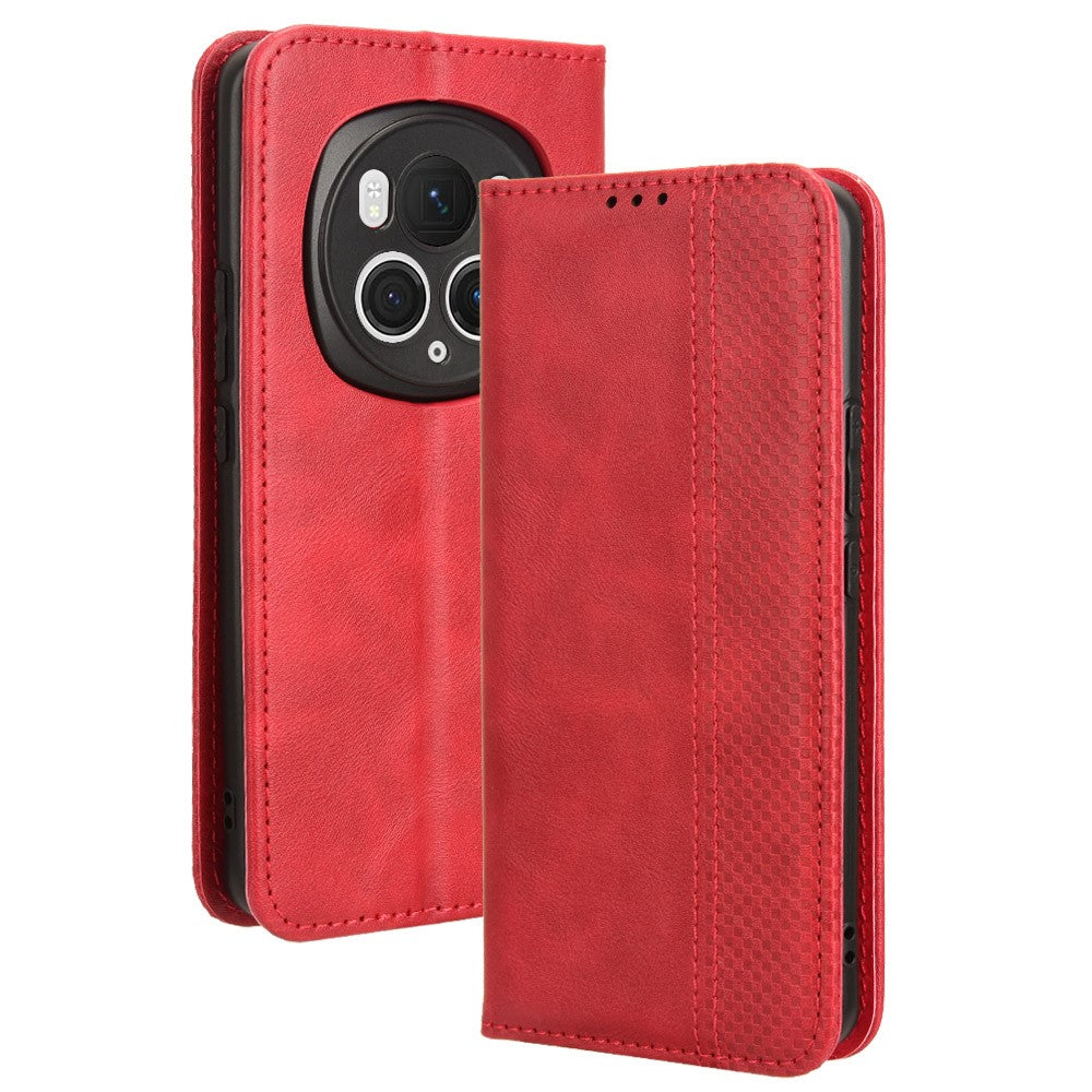 Honor Magic6 Pro 5G Wallet-Handyhülle – Mit magnetischem Mosaikrand & Brieftaschenfunktion