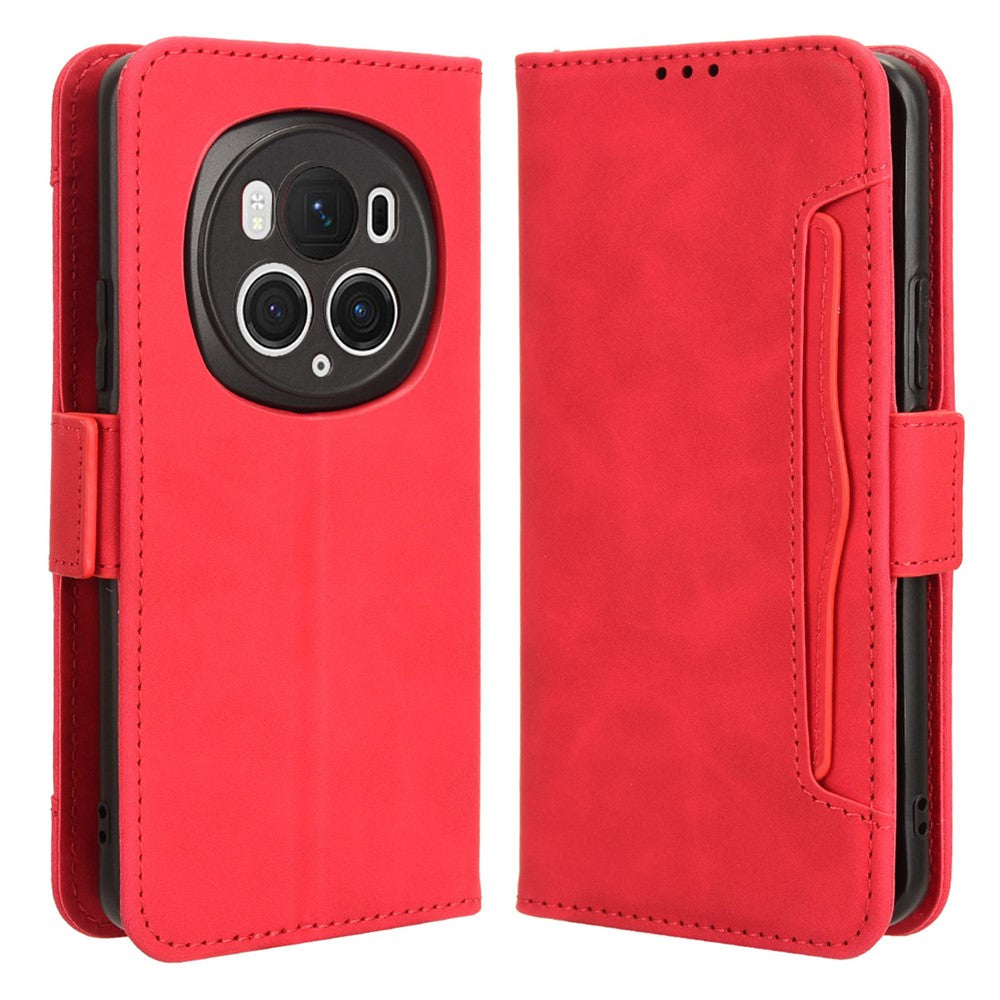 Honor Magic6 Pro 5G Wallet-Handyhülle – Mit Ständer & mehreren Kartenfächern