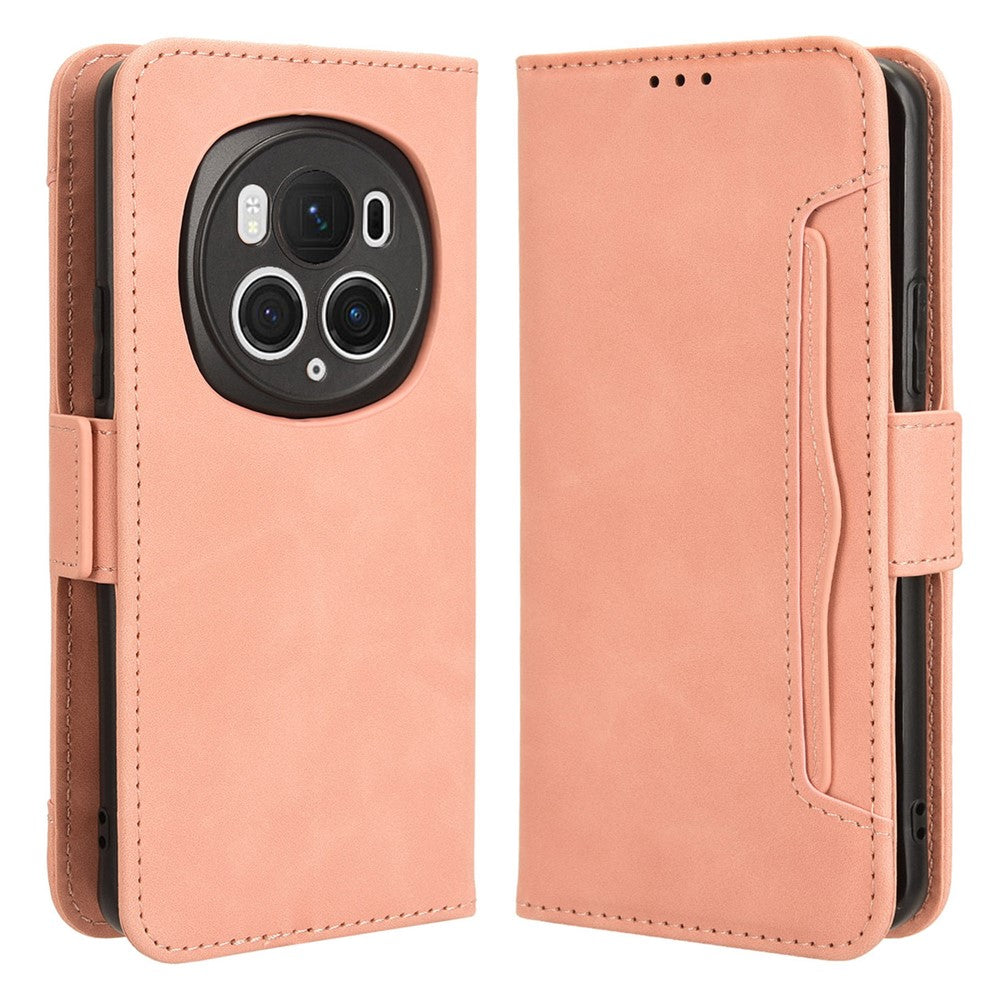 Honor Magic6 Pro 5G Wallet-Handyhülle – Mit Ständer & mehreren Kartenfächern