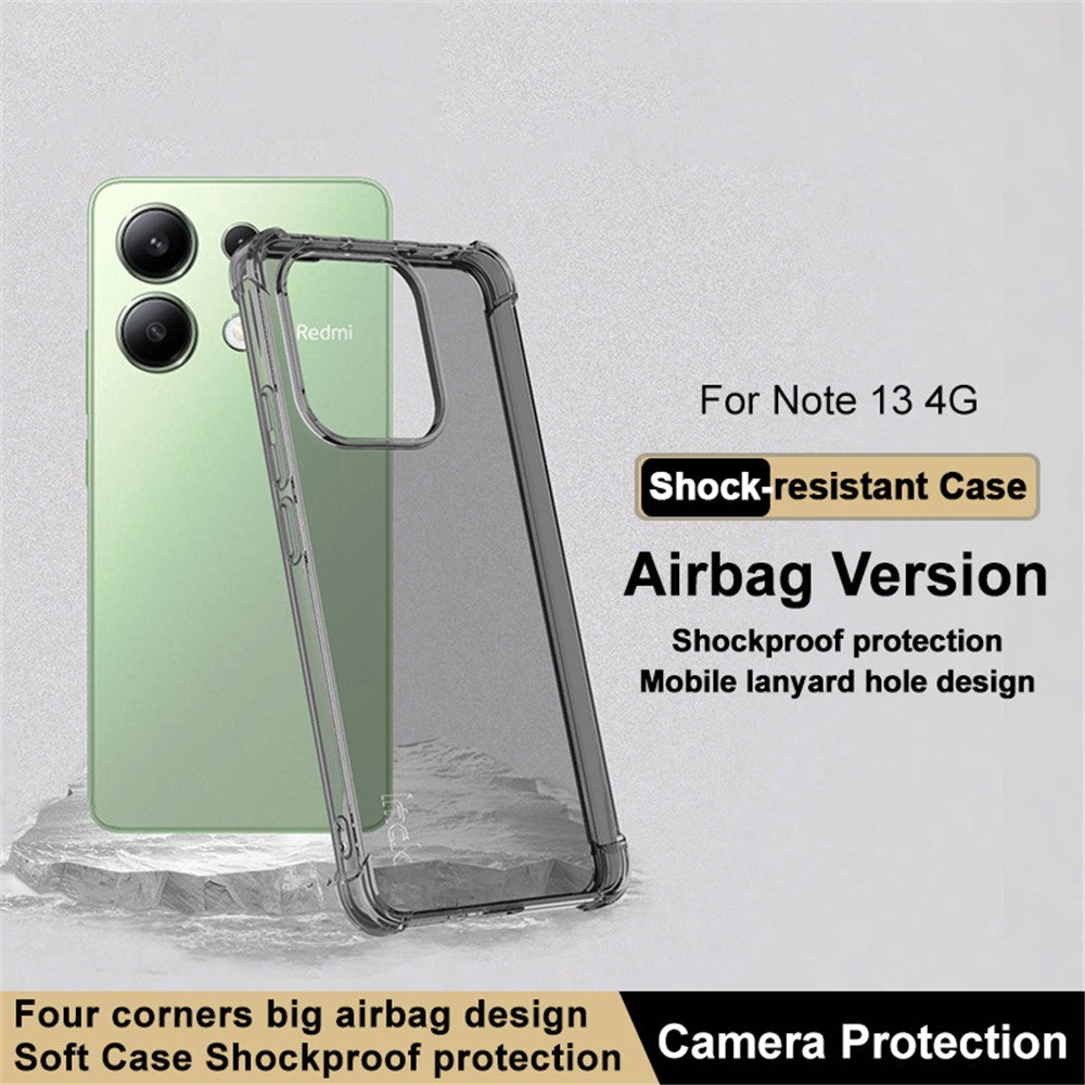 IMAK For Xiaomi Redmi Note 13 4G Back Case Scratch-proof TPU Phone Cover