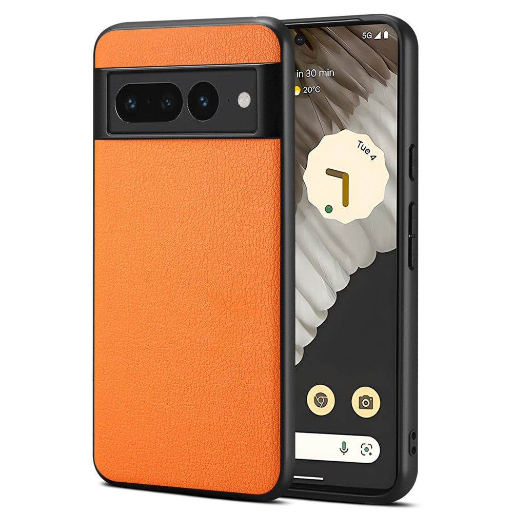 Pixel 7 Pro 5G Schutzhülle – Mit Kalbslederoptik