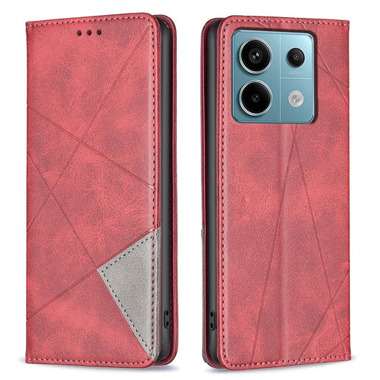 Xiaomi Redmi Note 13 Pro 4G / Xiaomi Poco M6 Pro 4G Handyhülle – Poco M6 Pro 4G PU Leder Kartenfächer Flip