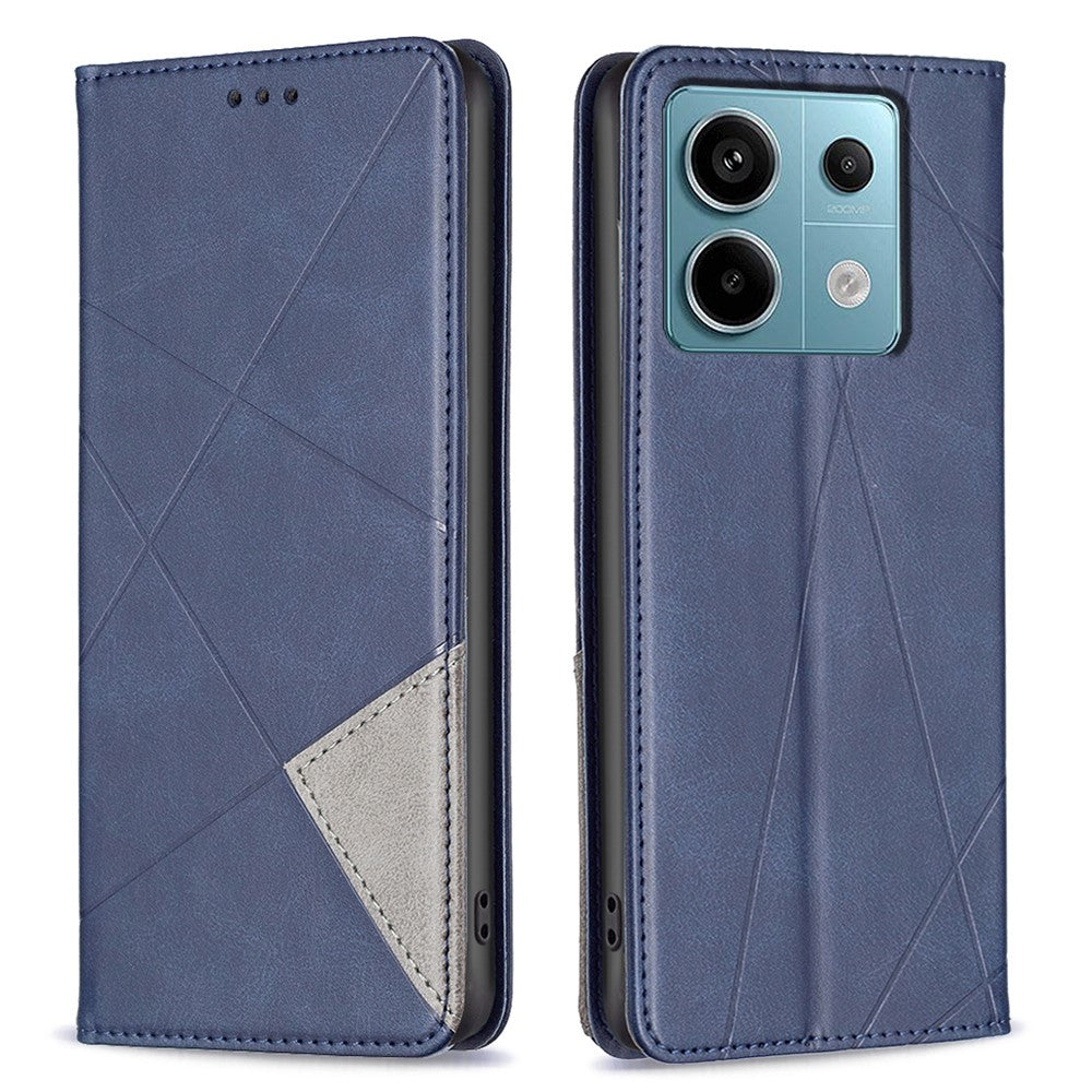 For Xiaomi Redmi Note 13 Pro 4G / Poco M6 Pro 4G Case PU Leather Card Slots Flip Phone Cover