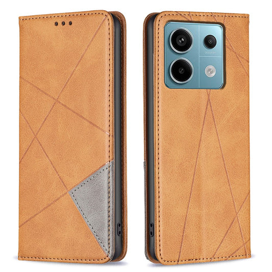 Xiaomi Redmi Note 13 Pro 4G / Xiaomi Poco M6 Pro 4G Handyhülle – Poco M6 Pro 4G PU Leder Kartenfächer Flip