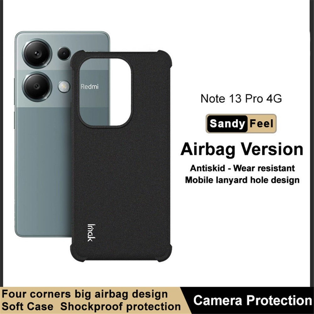 IMAK For Xiaomi Redmi Note 13 Pro 4G / Poco M6 Pro 4G Case Matte TPU Phone Cover Corners Fall Protection