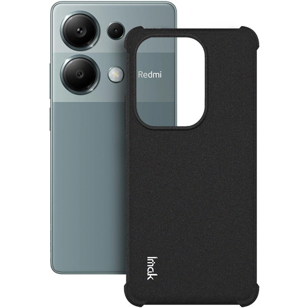 IMAK For Xiaomi Redmi Note 13 Pro 4G / Poco M6 Pro 4G Case Matte TPU Phone Cover Corners Fall Protection