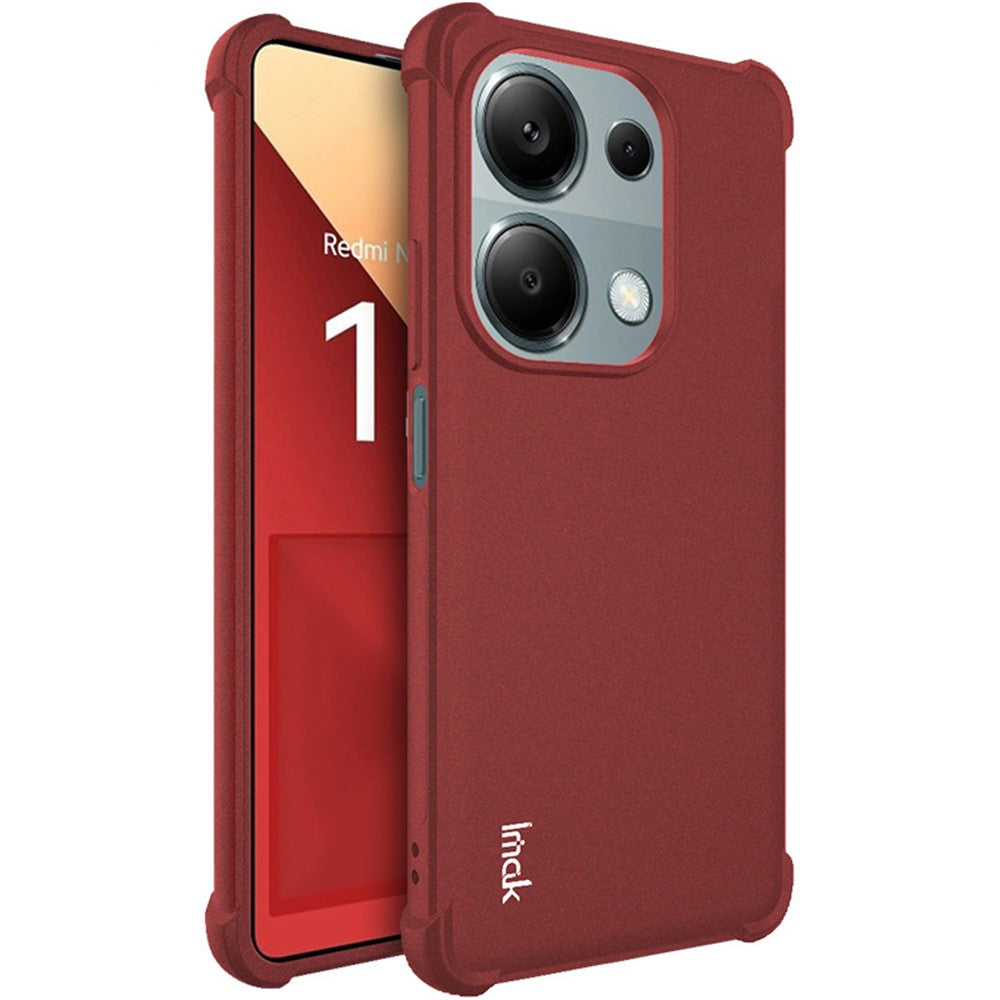 IMAK For Xiaomi Redmi Note 13 Pro 4G / Poco M6 Pro 4G Case Matte TPU Phone Cover Corners Fall Protection