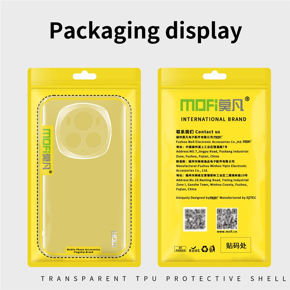 Honor Magic6 Pro 5G Transparente Handyhülle – flexible TPU-Schutzhülle