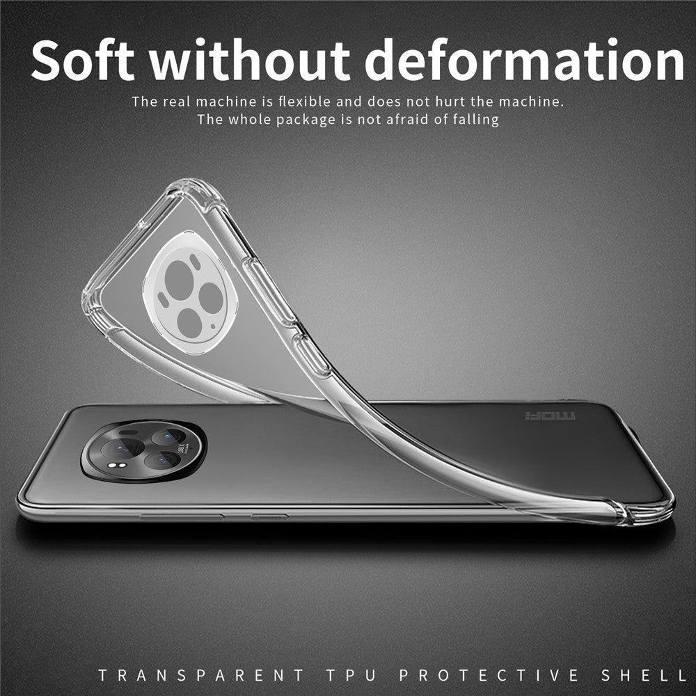 Honor Magic6 Pro 5G Transparente Handyhülle – flexible TPU-Schutzhülle