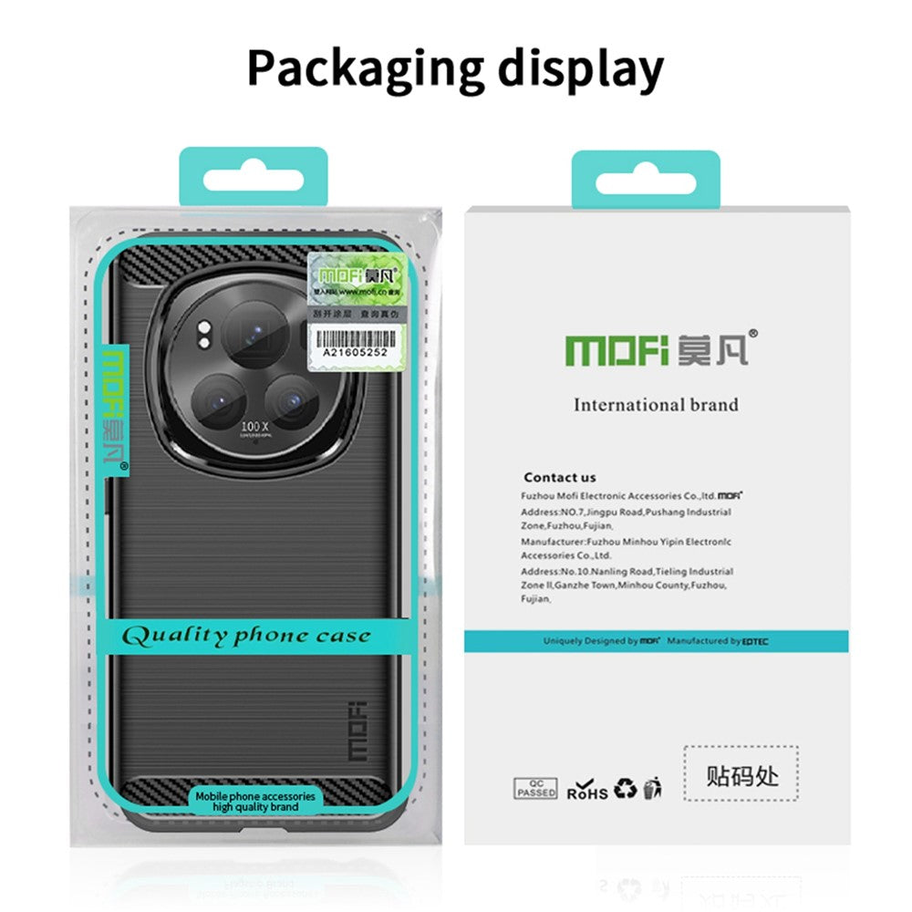 Honor Magic6 Pro 5G Handyhülle – TPU-Hülle mit Carbonfaser-Textur