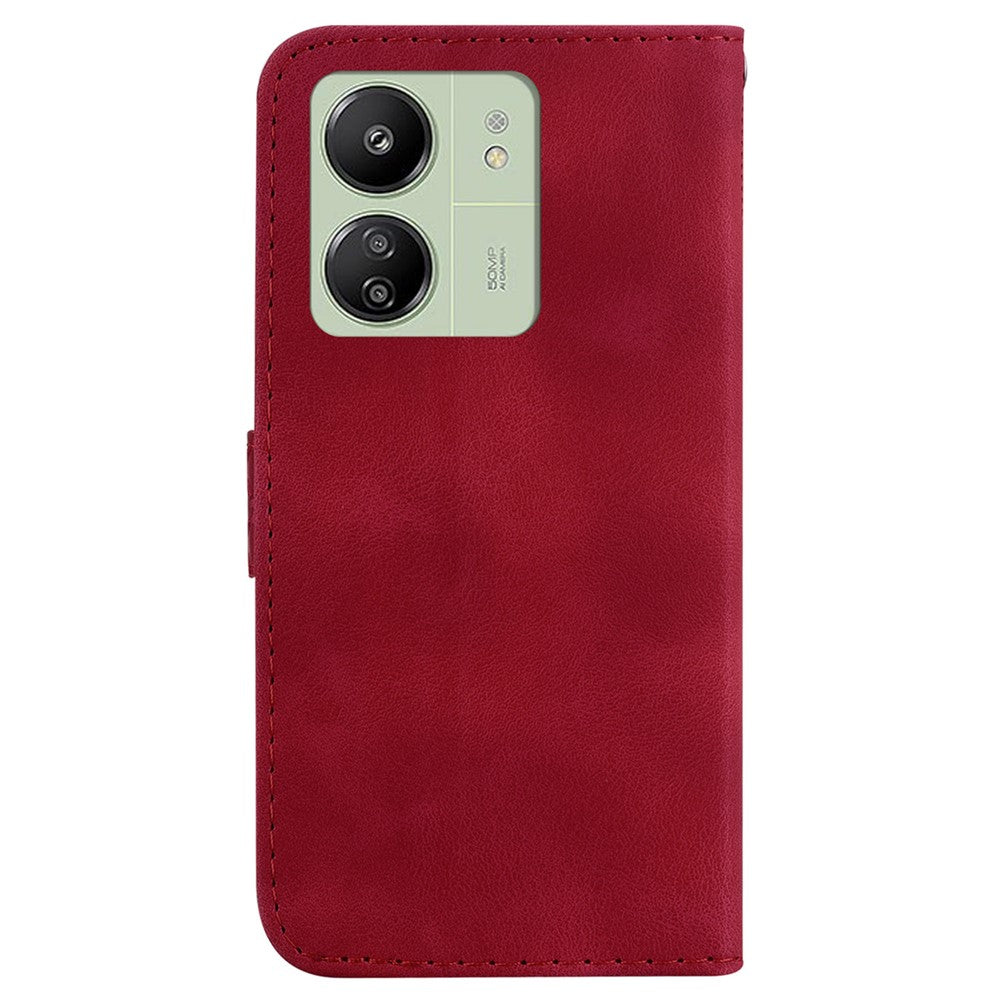 For Xiaomi Redmi 13C 4G / 13C 5G / Poco C65 4G / Poco M6 5G / 13R 5G Case PU Leather Wallet Stand Imprinted Phone Cover