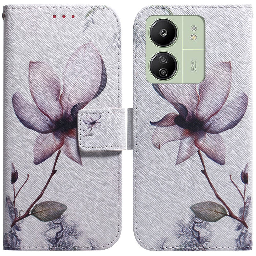 For Xiaomi Redmi 13C 4G / 13C 5G / Poco C65 4G / Poco M6 5G / 13R 5G Case PU Leather Wallet Stand Cover
