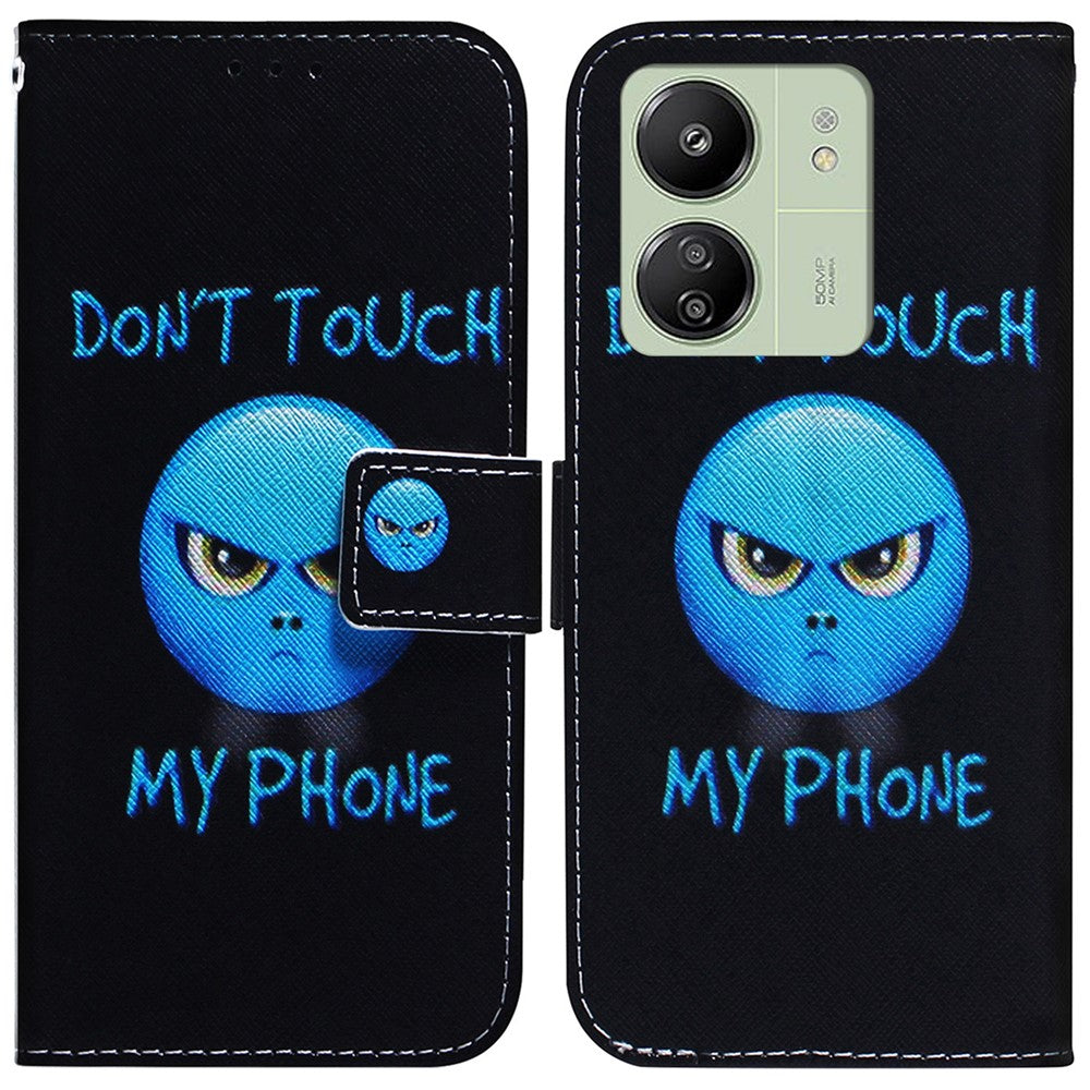 For Xiaomi Redmi 13C 4G / 13C 5G / Poco C65 4G / Poco M6 5G / 13R 5G Case PU Leather Wallet Stand Cover