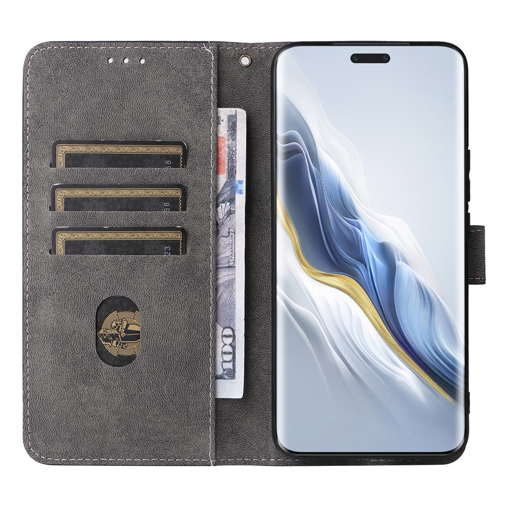 Honor Magic6 Pro 5G Wallet-Handyhülle – RFID-blockierend, aus PU-Leder