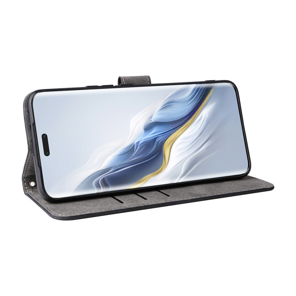 Honor Magic6 Pro 5G Wallet-Handyhülle – RFID-blockierend, aus PU-Leder