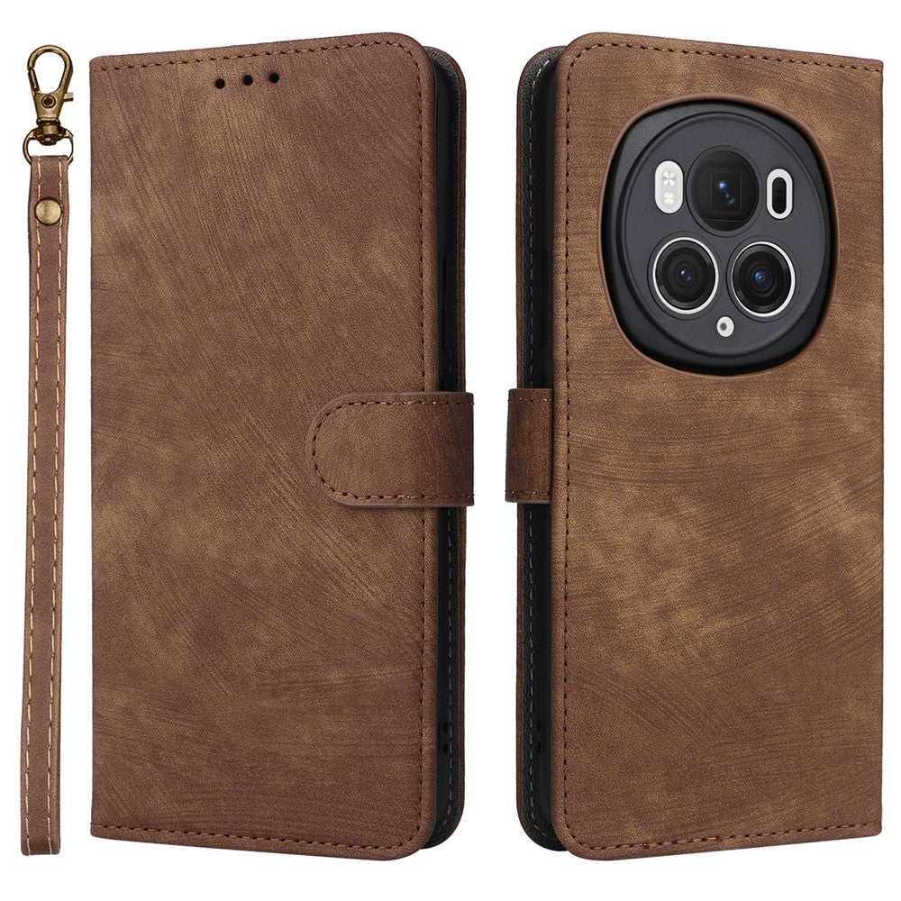 Honor Magic6 Pro 5G Wallet-Handyhülle – RFID-blockierend, aus PU-Leder