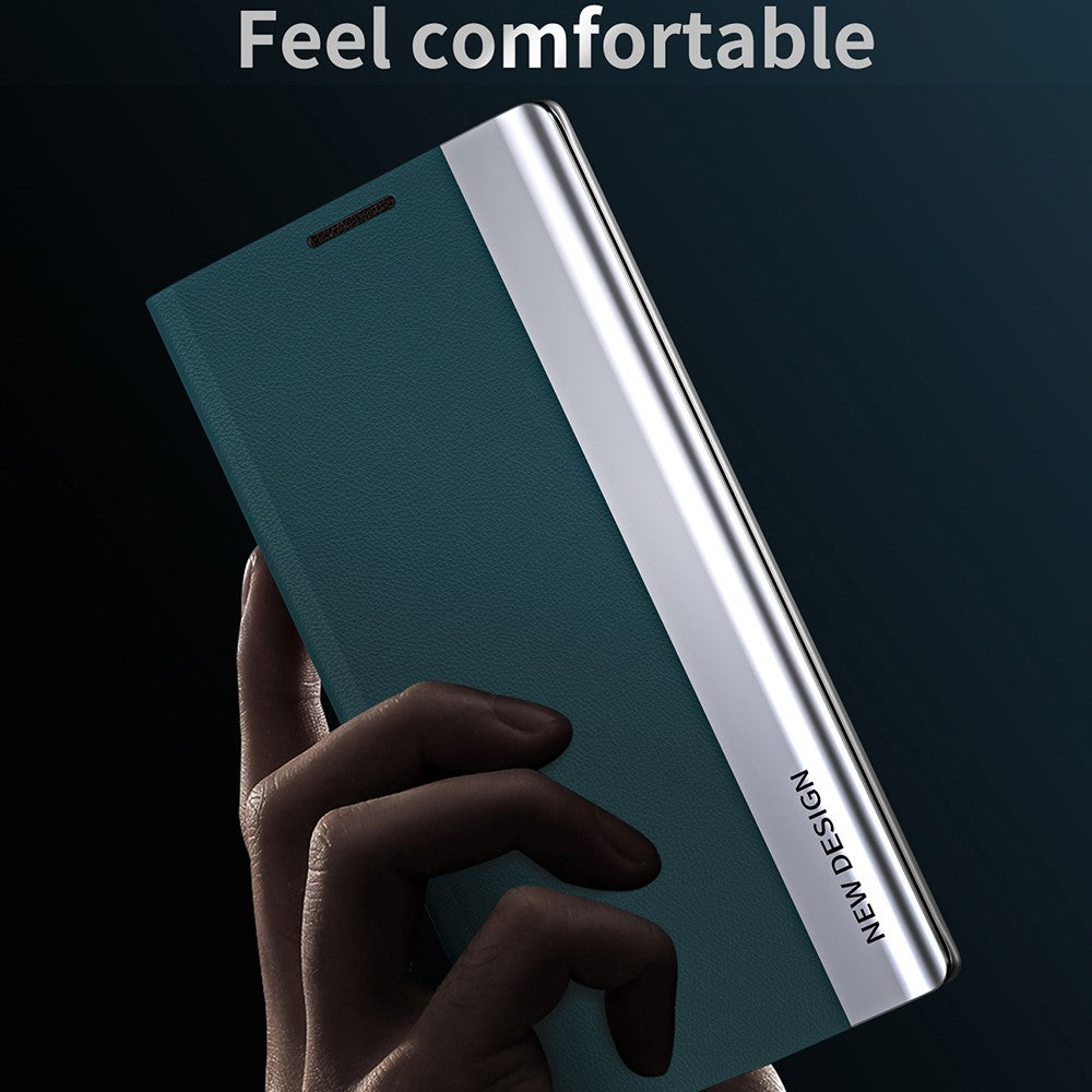 Galaxy A25 5G Klappbare Hülle – elegant, stoßfest, mit Ständer & galvanisierter Oberfläche