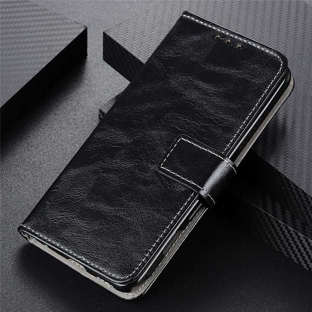 For Xiaomi Redmi Note 13 4G Case Retro PU Leather Wallet Stand Drop Resistant Phone Cover